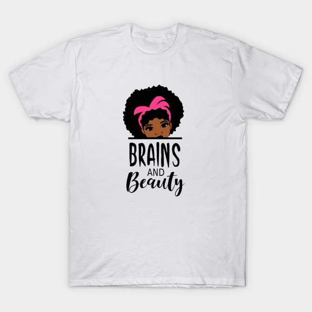 Brains and Beauty T-Shirt by Cargoprints